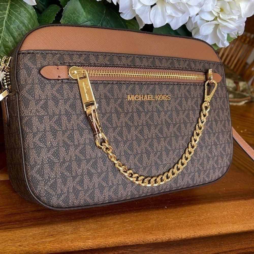 Micheal kors Jet Set Large Logo Crossbody Bag